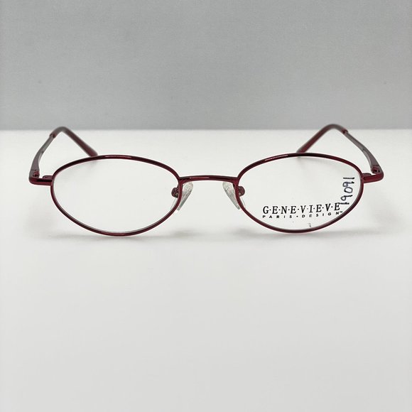 Genevieve Eyeglasses Eye Glasses Frames Yvette Burgundy 46-19-135 main image 5